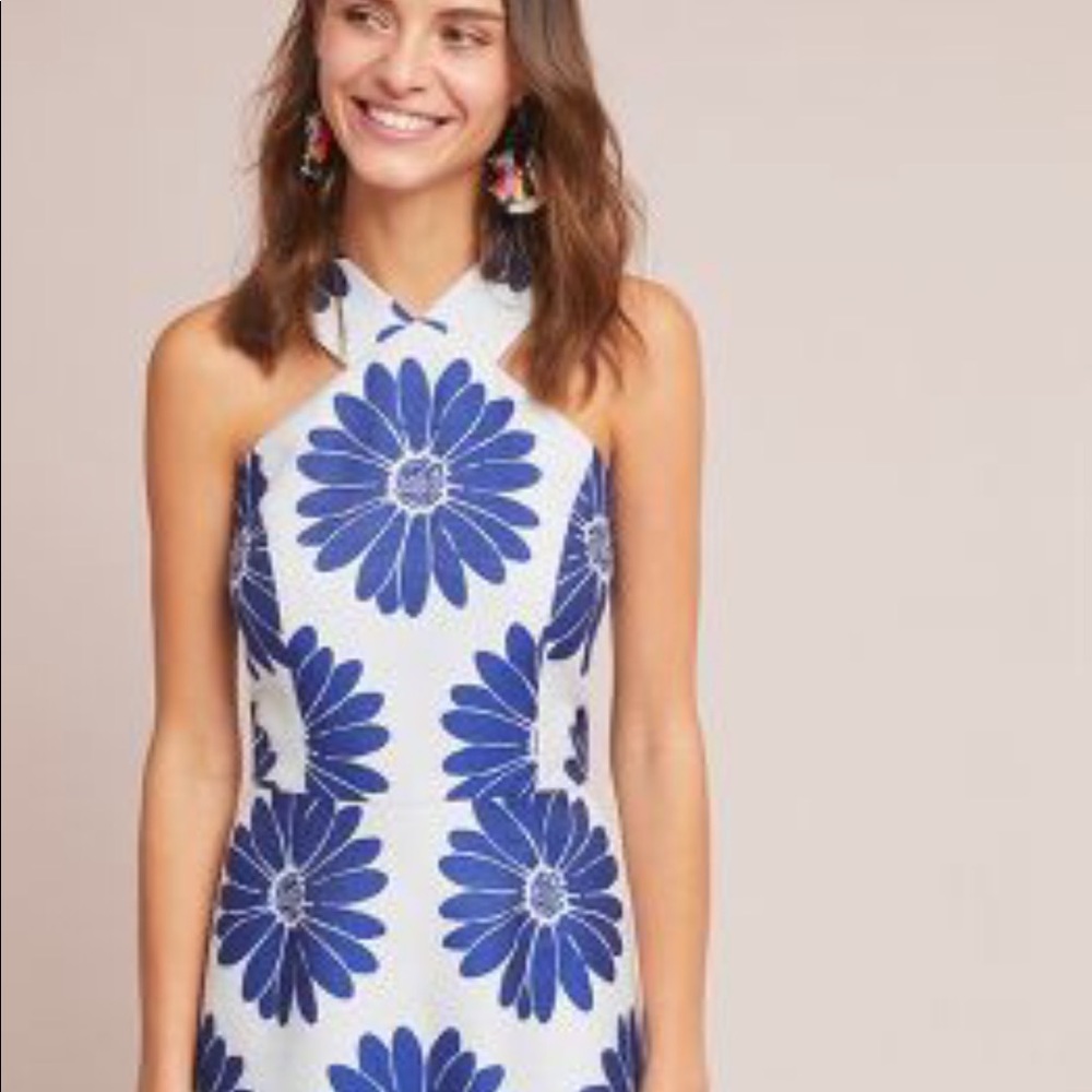 Anthropologie Twiggy Halter Dress